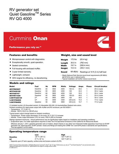 Onan qg 4000 service manual. Things To Know About Onan qg 4000 service manual. 
